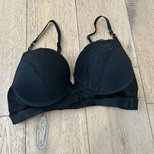 Elegant Black Lace Bra